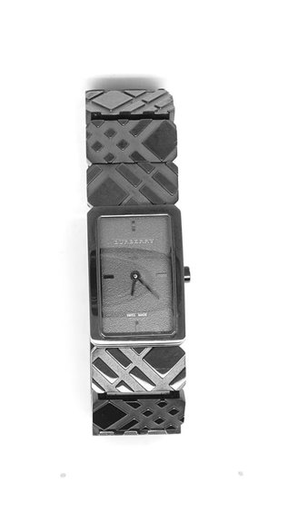 Burberry reloj shop mujer negro